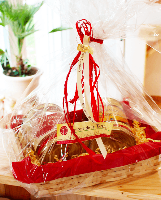 Panier garni de conserves fermières